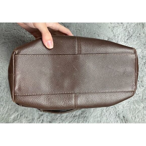 Coach chocolate brown Penelope pebbled leather shoulder bag - Picture 11 of 11